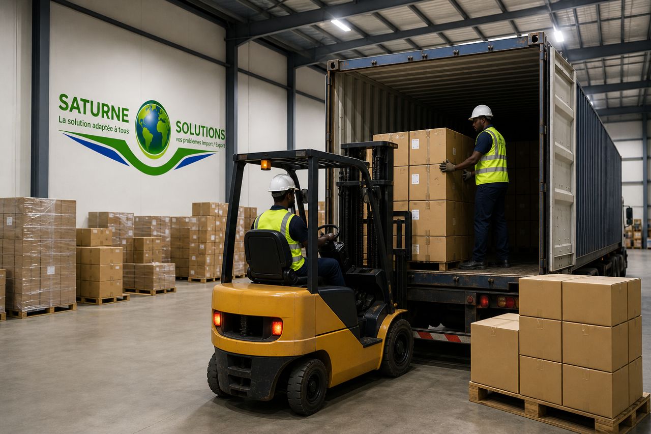 Entrepôt Saturne Solutions — manutention et flux